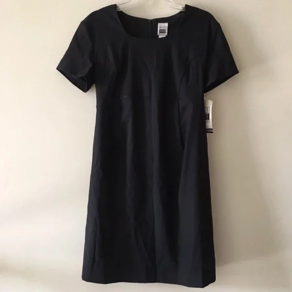 black dress with feathers Black Jersey Long Sleeve High Neck Feather Gown main image 1